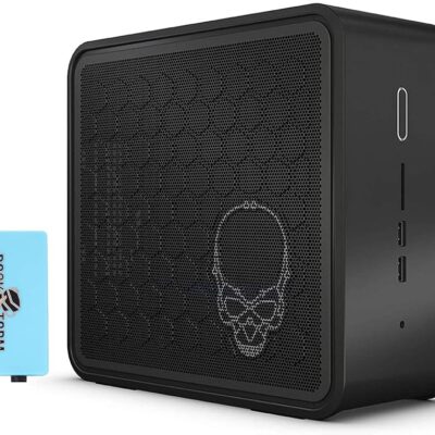 Intel NUC 9 NUC9i7QNX Mini Desktop Black i7-9750H, 64GB RAM, 1TB PCIe SSD, UHD 630, WiFi 6, Bluetooth, 1xHDMI, Win 11 Pro with Hub