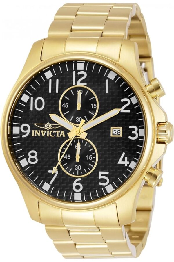 Invicta Men's 0382 II Collection 18k Gold-Plated Stainless Steel Watch