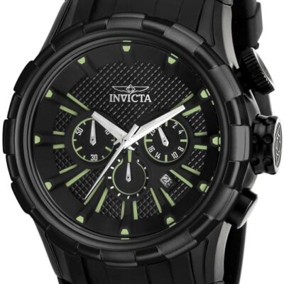 Invicta Men’s 16974 I-Force Analog Display Japanese Quartz Black Watch