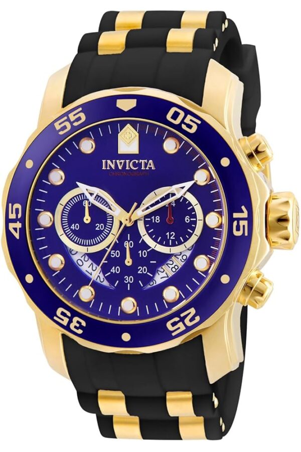 Invicta Men's 6983 Pro Diver Collection Chronograph Blue Dial Black Polyurethane Watch