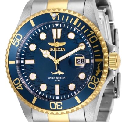 Invicta Mens Pro Diver Quartz Watch, Two Tone, 30021