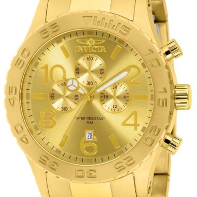 Invicta Specialty Stainless Steel Men’s Quartz Watch – 50mm