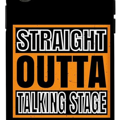 iPhone X/XS Straight Outta Talking Stage — Case