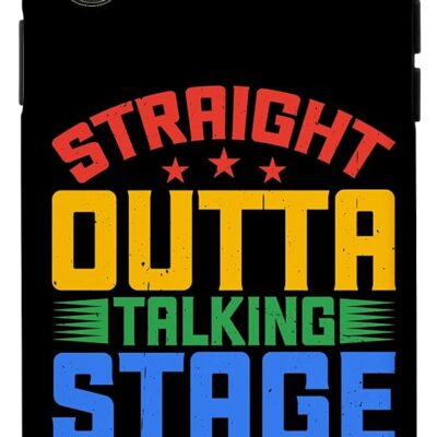 iPhone X/XS Straight Outta Talking Stage – Case