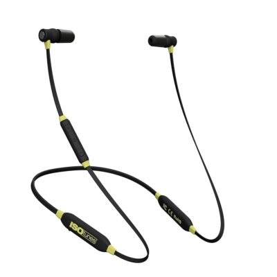 ISOtunes Xtra Bluetooth Earplug Headphones, 27 dB Noise Reduction Rating, 8 Hour Battery, Noise Cancelling Mic, OSHA Compliant Bluetooth Hearing Protector (Black & Yellow)