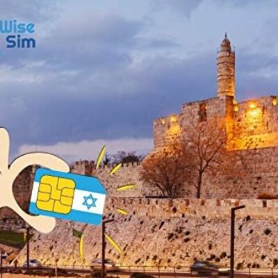 Israel SIM Card Kit from Pelephone, 30 Days Unlimited Israel Calls,Text & Data*