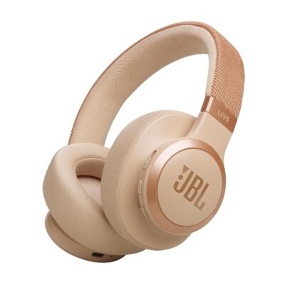 JBL Live 770NC – Wireless Over-Ear Headphones with True Adaptive Noise Cancelling with Smart Ambient, Up to 65 Hours of Battery Life, Comfort-fit Fabric Headband & Carrying…