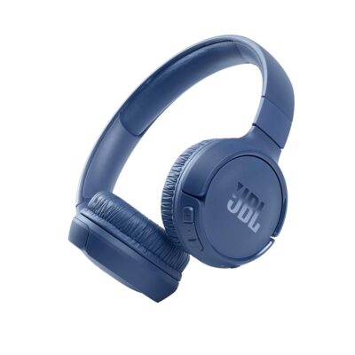 JBL Tune 510BT: Wireless On-Ear Headphones with Purebass Sound – Blue, Medium