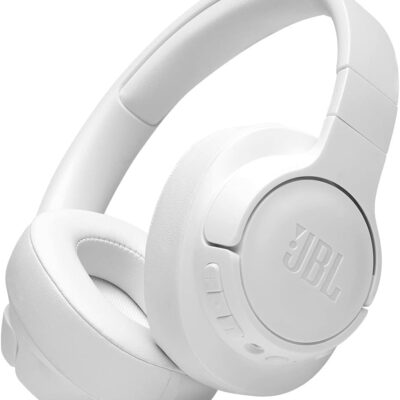 JBL Tune 760NC – Lightweight, Foldable Over-Ear Wireless Headphones with Active Noise Cancellation – White (Renewed)