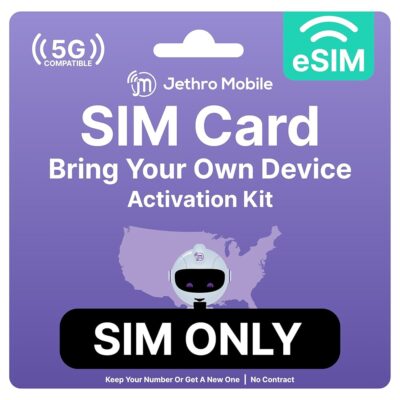 Jethro Mobile eSIM Card Phone Kit