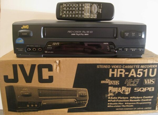 JVC HR-A51U VCR 4-Head Stereo (Renewed)