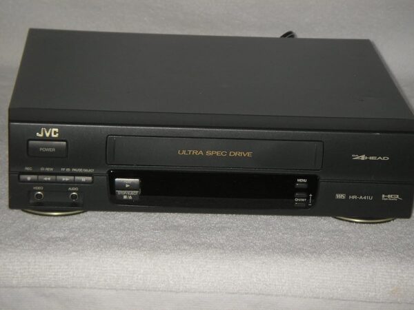 JVC Ultra Spec Drive 4 Haed VCR, Model HR-A41U, Perfect! (Renewed)