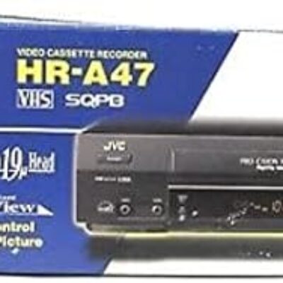 JVC Video Cassette Recorder HR-A47 Pro-Cision 4 Head VCR VHS Player Auto Timer (Renewed)