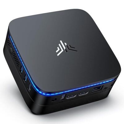 KAMRUI AK1PLUS Mini Desktop Computers, 16GB RAM 512GB ROM Mini PC with 12th Gen Alder Lake N100(up to 3.4GHz), Micro Computer Support 4K UHD/WiFi 6/LAN/BT 5.2 for School Office…