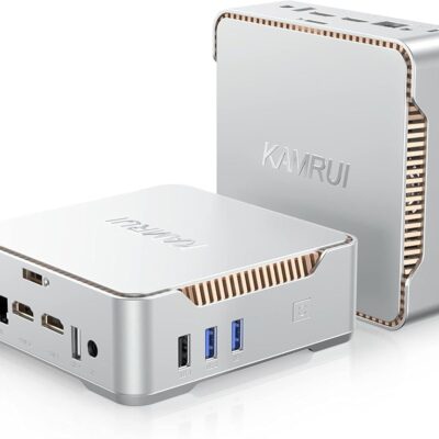 KAMRUI GK3PLUS Mini PC, 16GB DDR4 1TB SSD, 12th Gen Alder Lake-N95(up to 3.40GHz) Mini Desktop Computer, Support 2xHDMI+VGA 4K Triple Display for School/Home/Office Small pc