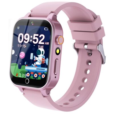 Kids Smart Watch Gift for Girls Age 5-12, 26 Games HD Touch Screen Watches with Video Camera Music Player Pedometer Flashlight 12/24 hr Educational Toys Birthday Gifts for Girls…