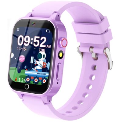 Kids Smart Watches Girls Age 5-12, 26 Games High-Resolution Touchscreen Kids Watch with Video Camera Music Player Pedometer Flashlight 12/24 hr Educational Toys Birthday Gifts…