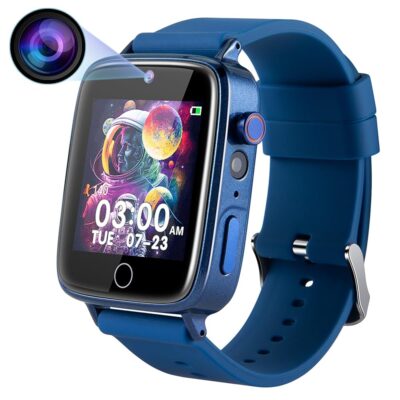 Kids Watch Boys Toys with 26 Games, ZUODUN Touch Screen Camera Smart Watch for Kids Age 4-12, Pedometer, Flashlight, Alarm Clock, Kids Smart Watch for 6 7 8 Year Old Boy…