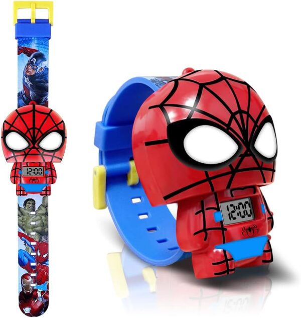 Kids Watch, Toddler Watch, Superhero Kids Toy Watch Digital Quartz Plastic for Boys Girls,Kids Gift for Birthday,Christmas,Easter