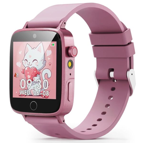 Kids Watches for Girls Toys Age 4-12, ZUODUN Smart Watch for Kids with Camera, 26 Puzzle Games, Alarm Clock, Pedometer, Audiobook, Learn Card, Kids Smart Watch Birthday Gift for...