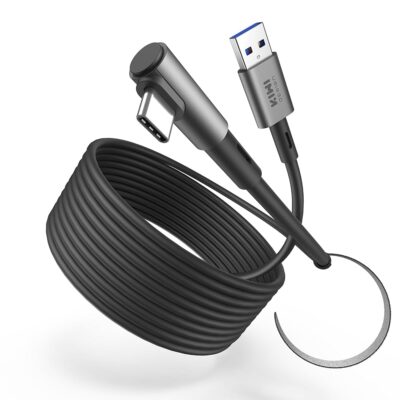 KIWI design 16FT Link Cable Compatible with Oculus/Meta Quest 3S Accessories, and Quest 3/2/Pro/Pico 4, USB3.0 Link Cable with 5Gbps Super Speed