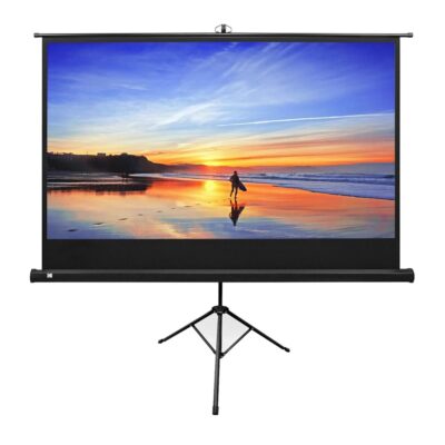 KODAK 80” Projection Movie Screen Premium Portable Lightweight White 16:9 HD 4K Projector Screen, Adjustable Tripod Stand & Storage Carry Bag | Easy Assembly for Home, Office,…