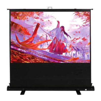 KODAK Portable Projector Screen | 100” Indoor & Outdoor 16:9 Video Projection Surface & Stand with Carry Handle | 1080p, 4K/8K UHD, 3D & HDR Ready | Fast Setup for Movies,…