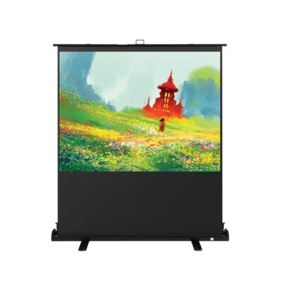 KODAK Portable Projector Screen | 60” Indoor & Outdoor 16:9 Video Projection Surface & Stand with Carry Handle | 1080p, 4K/8K UHD, 3D & HDR Ready | Fast Setup for Movies, Office…