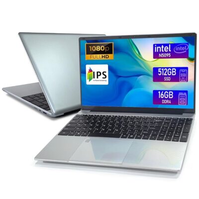 Laptop – Laptop Computer, 15.6 Inch Laptops, 16GB DDR4 RAM 512GB SSD, Intel Celeron N5095, Computers with Win 11, 1920 x 1080 Display, Type-C, HD for Businesses and Students…