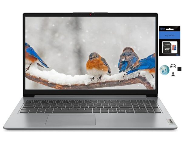 Lenovo Ideapad 1 15.6" FHD Laptop business, 12th Intel 8-Core i5-1235U (up to 4.4GHz), 16GB RAM, 512GB SSD, Webcam, Bluetooth, Wi-Fi 6, Long Battery Life, HDMI, Win11 Pro W/TP...