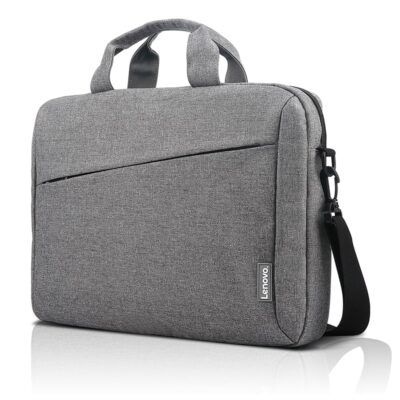 Lenovo Laptop Carrying Case T210, 15.6-Inch Laptop and Tablet, Sleek Design, Durable and Water-Repellent Fabric, Business Casual or School, GX40Q17231 Casual Toploader – Grey