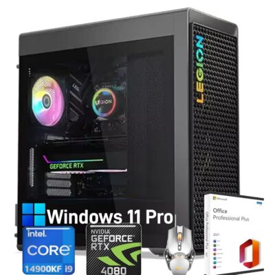 Lenovo Legion 7i Gen 8 Gaming Desktop Tower PC, Intel 24 Core i9-14900KF, NVIDIA GeForce RTX 4080 Super, 64GB DDR5, 4TB SSD, 2TB HDD, Windows 11 Pro, Microsoft Office Lifetime…