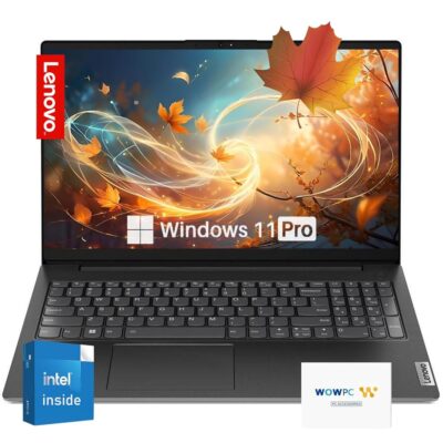 Lenovo Newest V15 Series 15.6” FHD Laptop • 8GB RAM • 256GB PCIe SSD • Intel Dual-core Processor • Ethernet Port • Low-Blue Light • HDMI • WiFi & Bluetooth • Win 11 Pro •…