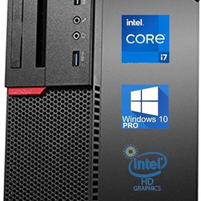 Lenovo ThinkCentre M900 SFF Desktop Computer, Intel Core i7-6700 Upto 4.0GHz, 32GB RAM, 1TB SSD, 4K 2-Monitor Support DisplayPort, HDMI, DVD-RW, AC Wi-Fi, Bluetooth, TDL -…