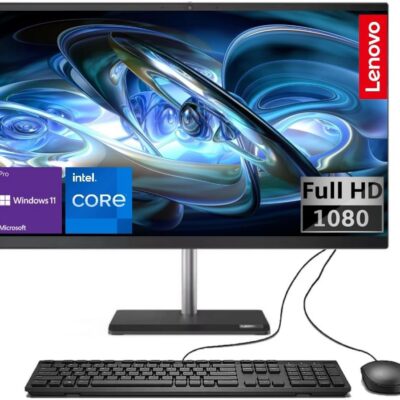 Lenovo V50a AIO | 23.8″ FHD Business All-in-One Desktop Computer | Intel Core i3-10100T (Beat i5-8300H) | Windows 11 Pro | WiFi | Bluetooth 5.0 | DVDRW (16GB RAM | 256GB SSD +…