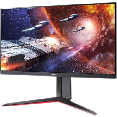 LG 24GN650-B Ultragear Gaming Monitor 24” FHD (1920 x 1080) IPS Display, 144Hz Refresh Rate, 1ms (GtG), AMD FreeSync Premium, Tilt/Height/Pivot Adjustable Stand – Black