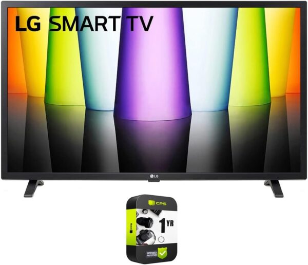 LG 32LQ630BPUA 32 Inch HDR Smart LCD HD TV 2022 Bundle with 1 YR CPS Enhanced Protection Pack