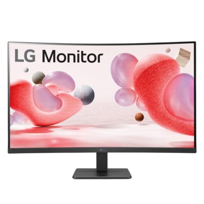 LG 32MR50C-B Curved Monitor 32-Inch FHD 100Hz AMD FreeSync OnScreen Control Dynamic Action Sync Black Stabilizer Tilt Stand (HDMI) – Black