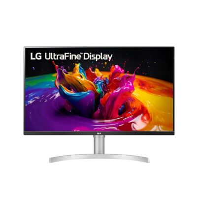 LG 32UP550-W 32 Inch UltraFine (3840 x 2160) VA Display with AMD FreeSync, DCI-P3 90% Color Gamut with HDR 10 Compatibility and USB Type-C Connectivity – Silver/White