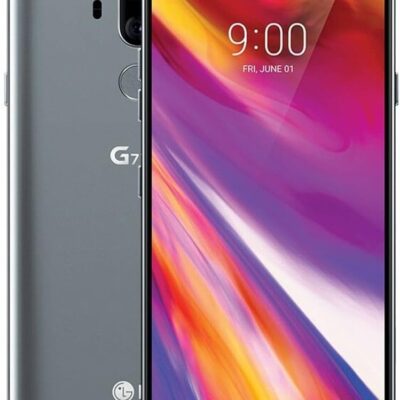 LG – G7 ThinQ for Verizon – 64GB – 6.1in QHD Display – Platinum Gray (Renewed)