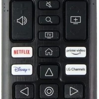 LG OEM Remote Control for Select LG TVs – Black (AKB76040302)