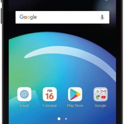 LG Phoenix 4 AT&T Prepaid Smartphone with 16GB, 4G LTE, Android 7.1 OS, 8MP + 5MP Cameras – Black (Renewed)