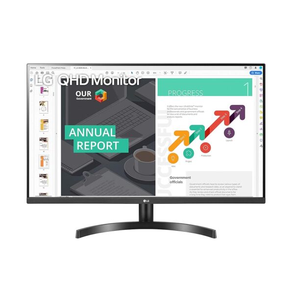 LG QHD 32-Inch Computer Monitor 32QN600-B, IPS with HDR 10 Compatibility and AMD FreeSync, Black