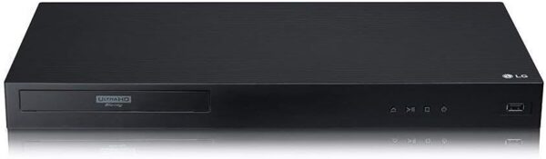 LG UBKM9 Streaming Ultra-HD Blu-Ray Player with Streaming Services and Built-in Wi-Fi (Renewed)