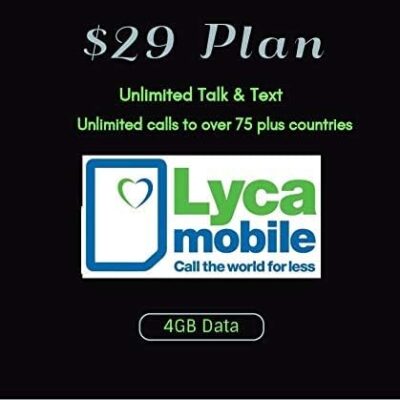 Lycamobile $29 Plan Preloaded Sim Cards Include 2 Month Service Plan