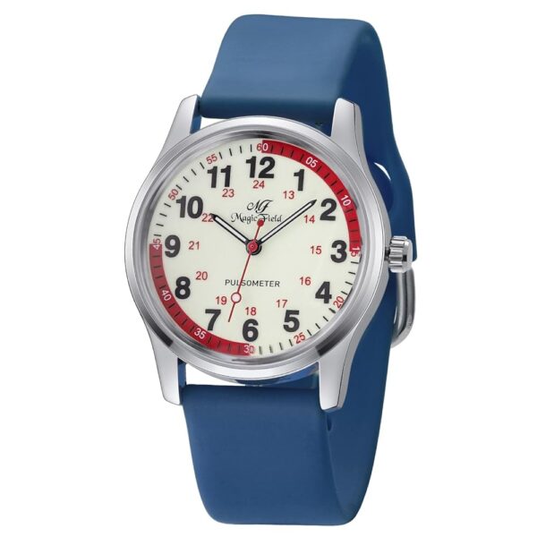 ManChDa Nurse Watch Nursing Watch Analog Medical Watches with Second Hand Easy to Read