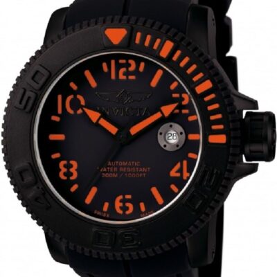 Men’s Invicta II Automatic Black Dial Black Polyurethane