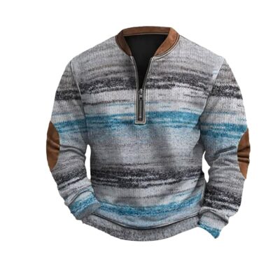 Mens Oversized Hoodie,1/4 Zip Pullover Mens Quilted Graphic Sweatshirt Knit Long Sleeve V Neck Jackets Polo Shirts