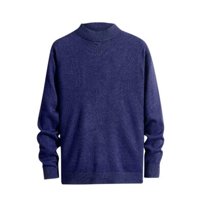 Men’s Winter High Neck Sweater Fall Loose Knitted Sweatshirt Relaxed Fit Comfy Pullover Long Sleeve Casual Tops