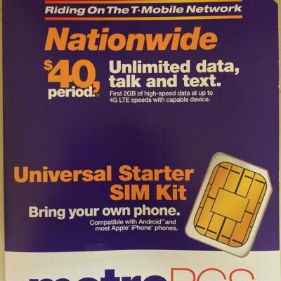 Metro PCS Try Cut SIM Card